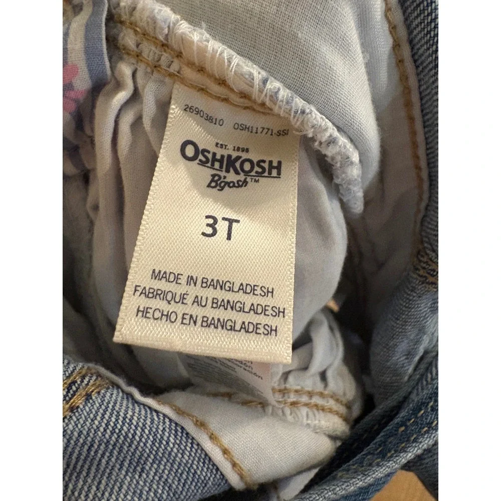 Girls 3T Dress Overall Lot OshKosh Old Navy Tulle Denim 3Pc Bundle